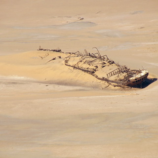 Scenic Flight - Skeleton coast - Shipwreck of Eduard Bohlen